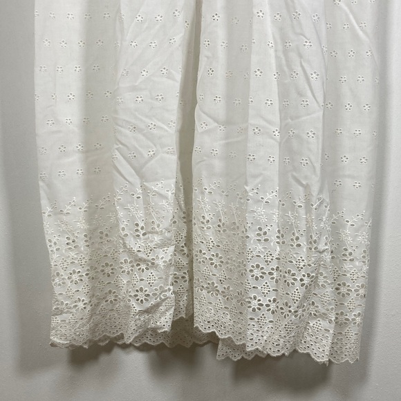 Vintage Bonnie Srauss  Maxi Dress Women's  Embroidered Size 10 White - Picture 15 of 16